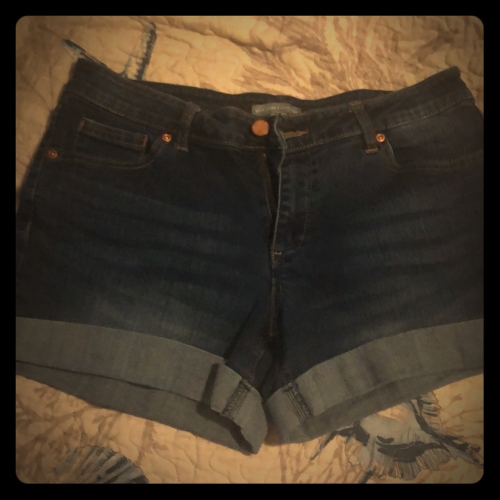 Denim shorts